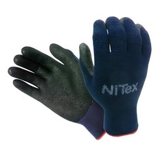 NiTex 冬季保暖型止滑耐磨手套, 保暖舒適, 穩定抓握, 透氣排汗, L, 藍色