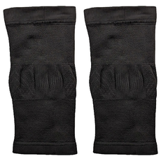 Amiss 機能感 360D 石墨烯立體包覆全彈性護膝, 黑色, 2個