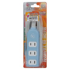 成電牌 CT-2042B 3+1插座2P延長線, 無燈式設計, 過載自動斷電保護, 4N級高純度無氧銅, 耐高溫防火材質, 3.6m, 1個