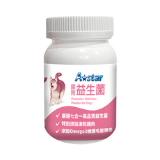 A star 犬專用益生菌 6個月以上成犬/幼犬 60g, 腸胃, 1罐