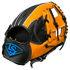LOUISVILLE Slugger BG 2.0系列 工字型 棒壘手套, 黑橘色, 1個