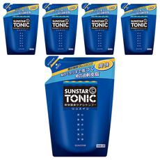 SUNSTAR 三詩達 TONIC 頭皮二合一洗髮精 補充包 男士頭皮護理, 340ml, 5包