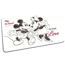 收納王妃 軟式珪藻土地墊, 牽手米奇米妮