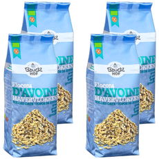 BAUCKHOF 寶客 無麩質大燕麥片 德國原裝進口 Vegan, 475g, 4包