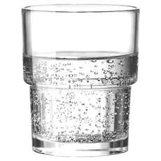 pulsiva Lyon玻璃杯 水杯 茶杯 咖啡杯 8.7 x 7.2cm 189g 210ml, 透明, 1個