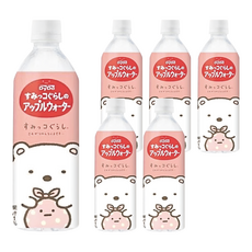 DyDo 蘋果風味水 角落生物版 款式隨機, 500ml, 6瓶