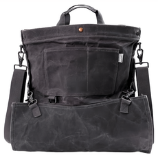 BAREBONES 帆布雙層農夫包 Gathering Bag 953g, 黑色