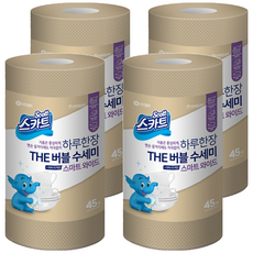 Scott 可麗舒 捲筒式一次性洗碗巾, 米色, 45張, 4捲