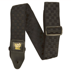 Ernie Ball JACQUARD Black Checkers 背帶 寬5.2cm 全新時尚設計, 1個
