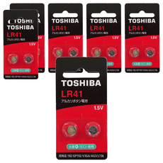 TOSHIBA 東芝 鈕扣電池 LR41, 2顆, 6組