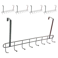 BEER BEAR 皮久熊 鏡面門後單層8掛勾, 5個, 鏡面