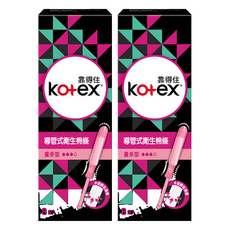 Kotex 靠得住 導管式衛生棉條, 量多型, 8支, 2盒