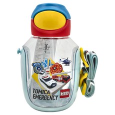 Skater 透明吸管水壺 胖胖瓶, TOMICA, 530ml, 1個