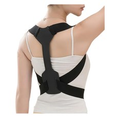 YORI 優里嚴選 專業龍骨矯正帶 男女通用 氨綸+滌綸, M, 1條