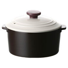 NEOFLAM Dandy系列 無裂紋材質耐熱砂鍋 淺灰色, 14cm, 1個