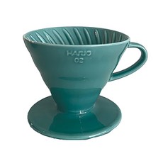 HARIO 好璃奧 彩虹磁石濾杯 V60, VDC-02-TQ-TW 湖水綠 1~4杯, 1個