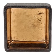 金釉正角小付, 日本制, 6cm x 6cm x 3.5cm, 陶瓷, 滿水容量: 60mL, 1個