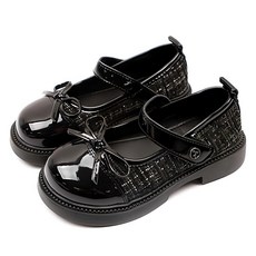 Lelouch 女童斜紋蝴蝶結鞋 RA112