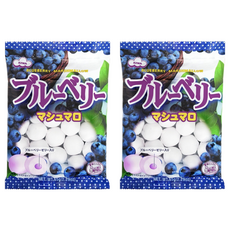 EIWA 夾心棉花糖，藍莓風味，柔軟細膩口感，日本伊華大廠原裝進口, 65g, 2包