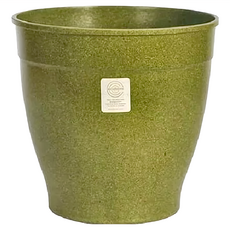 美國 Ecoforms 環保花盆, Nova 8(上口徑24cm x 底直徑15.5cm x 高23cm x 水盤20cm), 酪梨綠, 1件