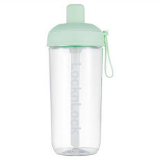 LocknLock 樂扣樂扣 嚼對搖搖吸管杯, 迷霧薄荷綠, 700ml, 1個