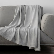 HOLA 和樂家居 克萊歐雙色色織緹花棉毯 灰色 152 x 127cm 舒適透氣四季適用