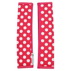 choopie CityGrips推車手把套 單把長 2入, 粉白點點, 1組