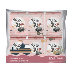 雋品 岩燒海苔 戀之梅口味 12包 Set 酥脆爽口 採用高品質芝麻油和海鹽, 44.4g, 1袋