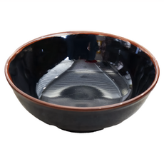 黑釉天目8井-日本製 寬21.4cm 含蓋高8cm 滿水容量1300mL 產地日本 瓷, 1個, 黑釉天目