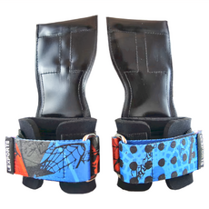 Lexports Fitness 勵動風潮 專業重訓健身皮革拉力帶 漫畫系列 PRO & FIT, 艦長藍, 1雙