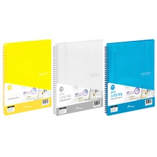 ECO Chungwoon A4 線圈資料夾 50頁, 顏色隨機, 3本