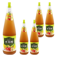 崇德發 綜合水果醋, 500ml, 5瓶