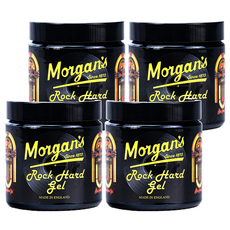 Morgans Pomade 摩根氏 Rock Hard Gel 造型髮膠，120ml，英國製造, 4瓶
