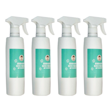 BUBUBOSS 車用次氯酸水, 350ml 噴霧家用瓶, 適用於手推車 汽車 座椅 安全帶, 500ml, 4瓶