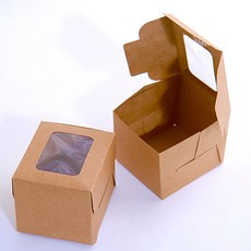 組裝式 禮物 開窗盒 小 8 x 9 x 7.5 公分, 50個, 工藝