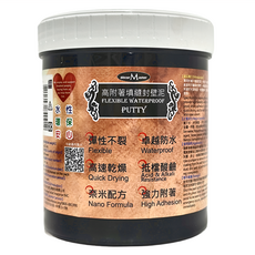 decorMaster 填縫封壁泥 Set 彈性不裂 卓越防水 快速乾燥 抵擋酸鹼 奈米配方 強力附著, 1罐