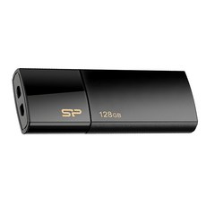 Silicon Power 廣穎電通 Blaze B05 128GB 黑色 USB3.2 Gen1 不掉蓋隨身碟, 1個