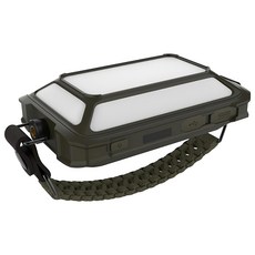 KZM OUTDOOR 工業風行動電源LED燈 14 x 8.5 x 4cm 394g, 軍綠色, 1個