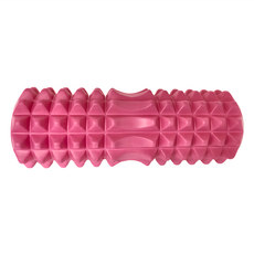 LifeHouse EVA空心瑜珈柱 月牙款, 全身按摩 瑜珈輔助練習 親膚材質, 粉色, 1個, 13 x 13 x 33cm