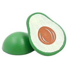 WOODY PUDDY 酪梨 隱藏式磁鐵設計 超安全仿真切割感 好抓握的大小