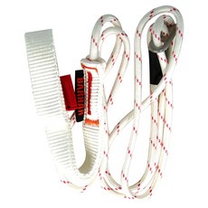 BARHAR 腳踏繩, 大力馬(UHMWPE)纖維, 不銹鋼, 白色, 6mm