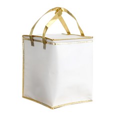 6寸蛋糕保冰袋 加高, 26 x 26 x 32cm, 白金色, 1個