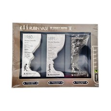 SCIENCE FACTORY 賽先生科學工廠 側臉自黏便條紙 (人類演化), 3入, 1盒