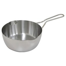 TUBOTA 越乃興三 18-8 不鏽鋼雪平鍋 日本製 IH盧適用, 1個, KSN-18Y, 18cm