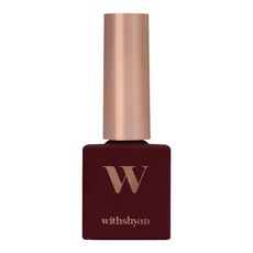 Withshyan 彩色美甲凝膠 細緻輕薄 無刷痕, W11 Red bean 紅豆紅, 10g, 1件