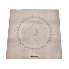 Tumaz 月熊 天然橡膠瑜珈墊 - 摩卡棕 星空升級款, 0.45 x 60 x 60cm, 1個