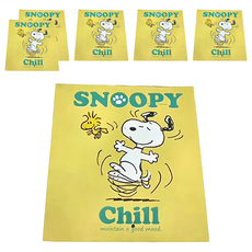 收納王妃 SNOOPY 好心情 4方便條本, 黃色, 6本, 1組
