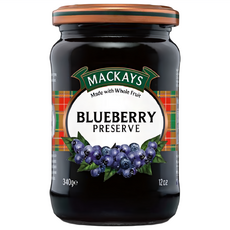 MACKAYS 梅凱 藍莓果醬 340g, 多種用途, 成分自然, 全素可食, 1罐