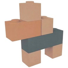 elou 軟木塞積木教學玩具 Set 18個, 12個月以上適用, 積木, 1組