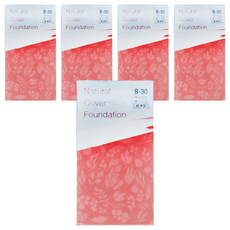 POURtO A 自然修護無瑕粉霜 12g, B-30 標準色, 5盒